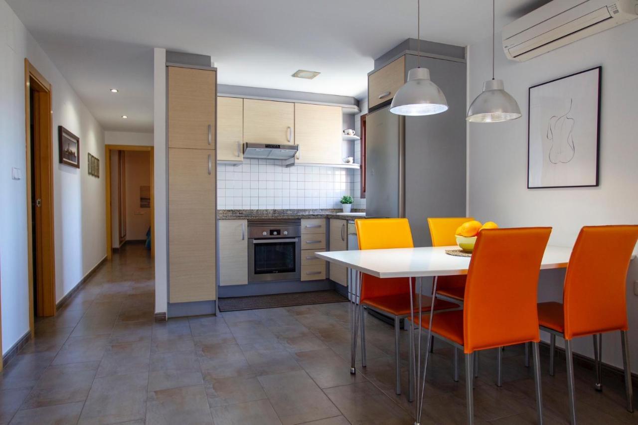 Apartamento A 50 Metros De La Playa, Luminoso Y Acogedor Oliva Ngoại thất bức ảnh