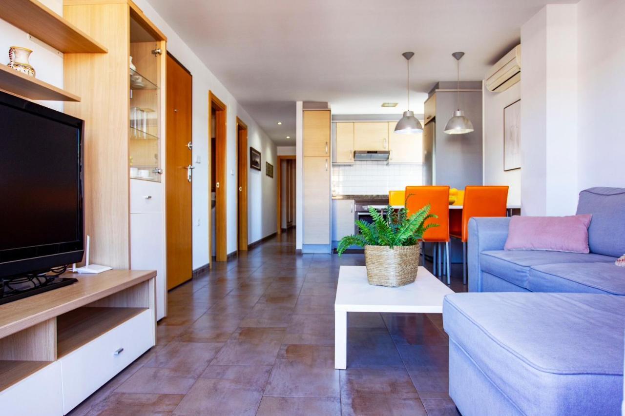 Apartamento A 50 Metros De La Playa, Luminoso Y Acogedor Oliva Ngoại thất bức ảnh